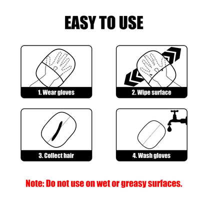 Pysinożek™ | Dwustronna Rękawica do Usuwania Sierści