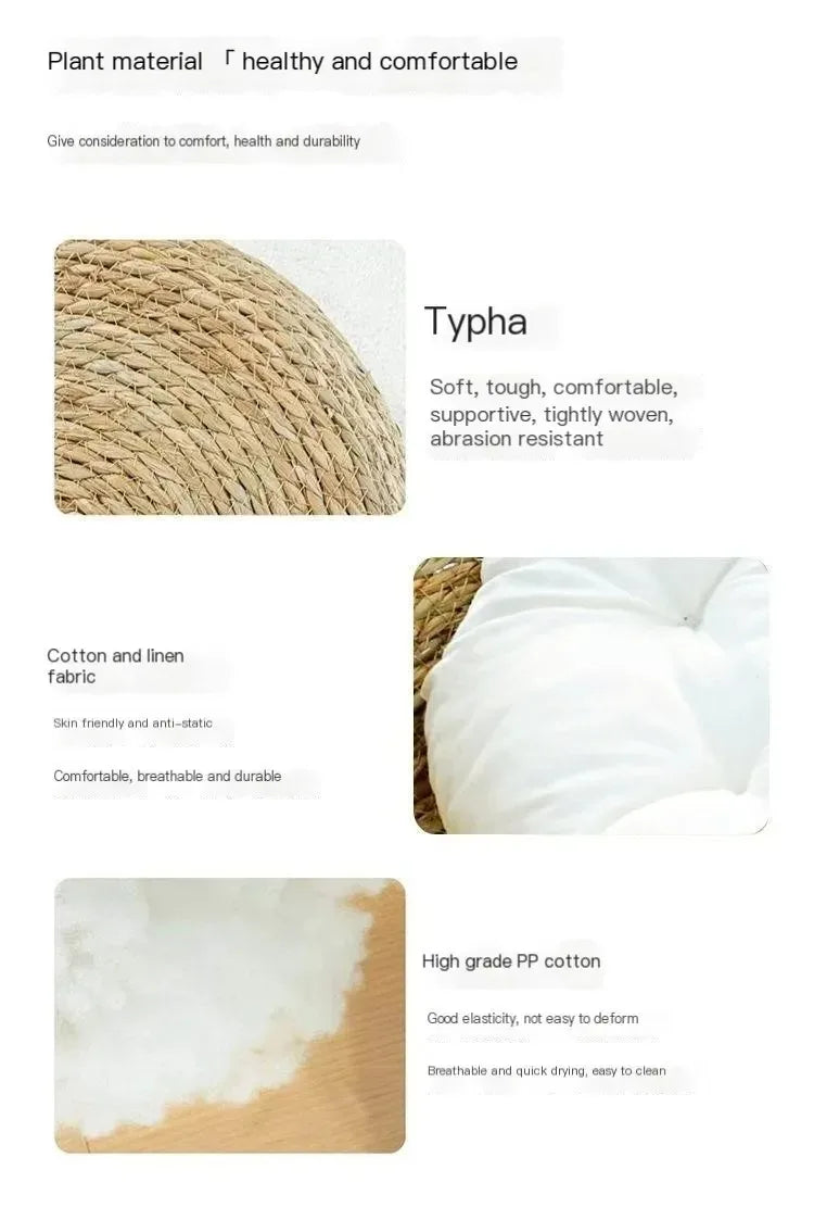 Pysinożek™ | Legowisko Wiklinowe Premium dla Kota