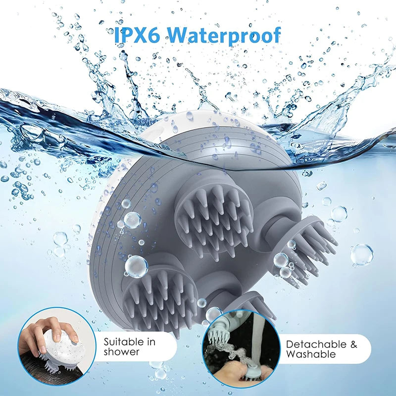 Pysinożek™ | Elektryczny masażer głowy i ciała – relaks dla psa, kota i opiekuna